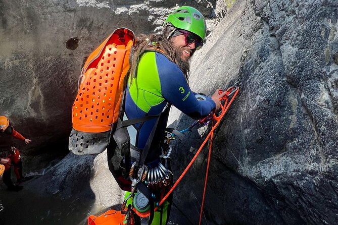 Canyoning half day - Heart Creek Canyon (beginner level) - Five rappels, creek slides, and cold water