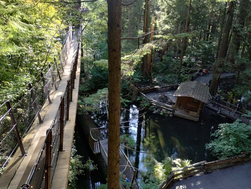 Capilano Suspension Br+Lake+Dam+Hachery/4in1/CAR/Small GROUP - Capilano Lake and Cleveland Dam