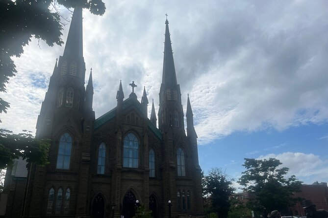 Charlottetown Food Walking Tour - The lobster roll, potato salad, and scallops