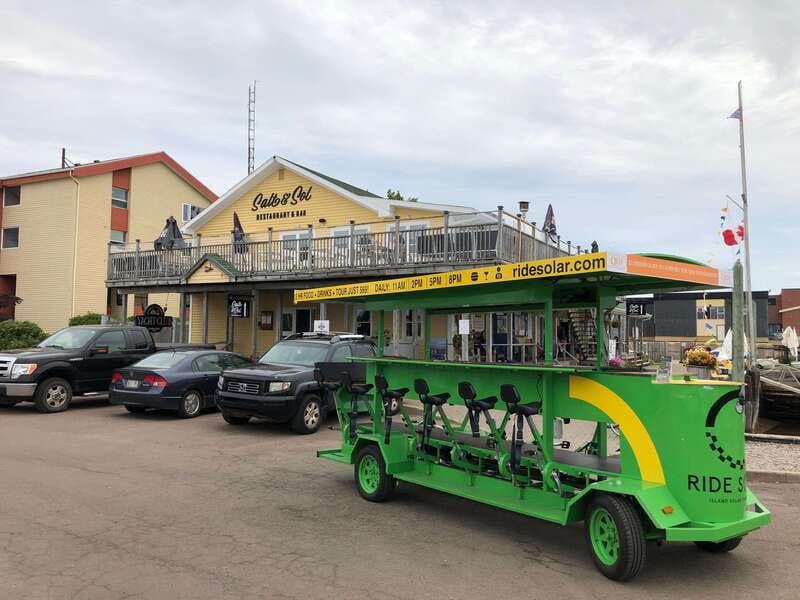 Charlottetown: Solar Food/Drink Party Bike Experience - Weather, timing, and small practical concerns