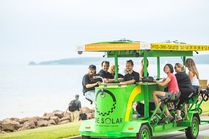 Charlottetown waterfront SOLAR PartyBike food & drink experience! - Who will enjoy this most?