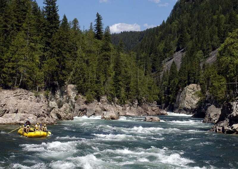 Clearwater BC Rafting with time for a waterfall Tour - A Fast, Scenic Run Through Wells Gray Park