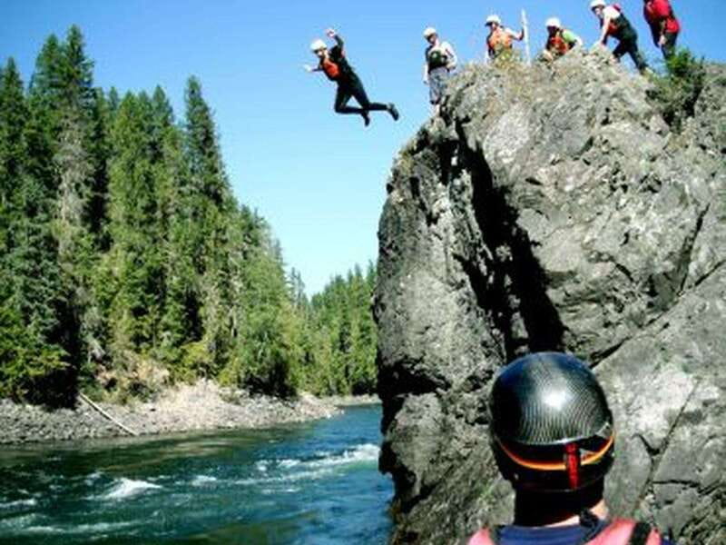 Clearwater BC Rafting with time for a waterfall Tour - Class II to IV Rapids, From Mosh Pit to The Wall
