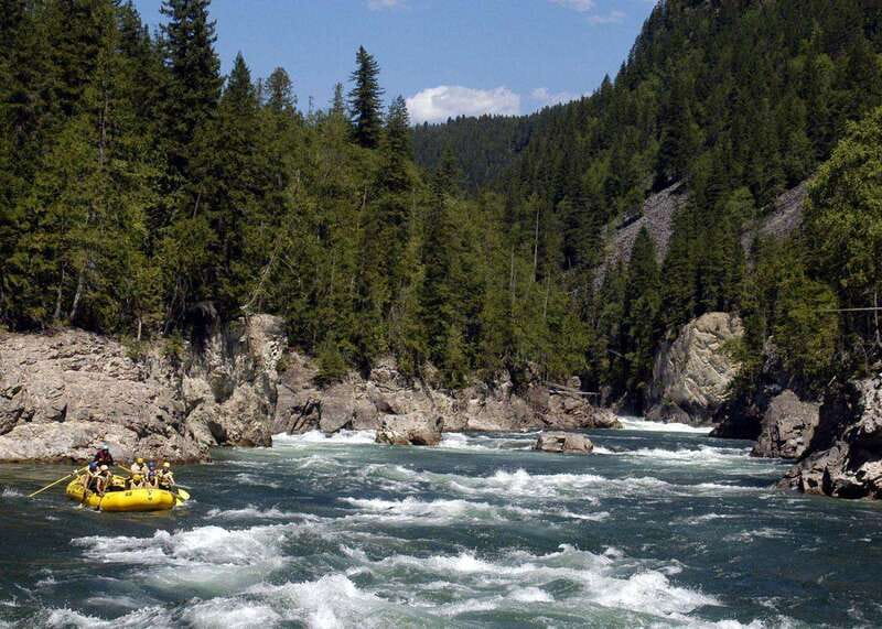 Clearwater BC Rafting with time for a waterfall Tour - What Happens at 73 Old North Thompson Highway Road West