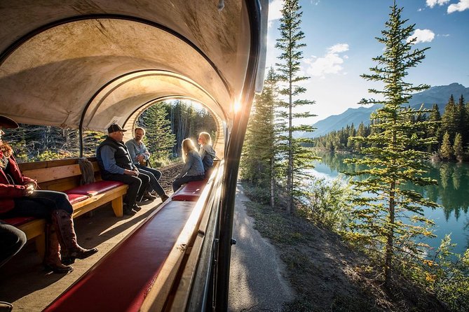 Covered Wagon Ride in Banff with Western Cookout - Horses, guides, and the western character