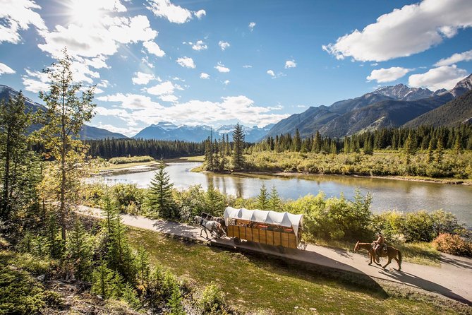 Covered Wagon Ride in Banff with Western Cookout - What the route shows you