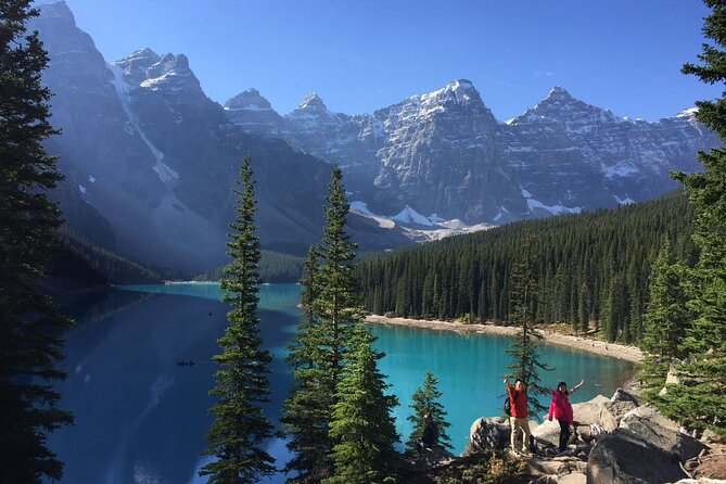 Day Trip: Lake Louise, Moraine Lake, Emerald Lake, Banff - Natural Bridge shows the power of the Kicking Horse River