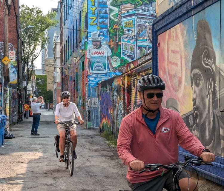 E-bike through Toronto's Dynamic Neighbourhoods - Graffiti Alley and Toronto’s changing street art