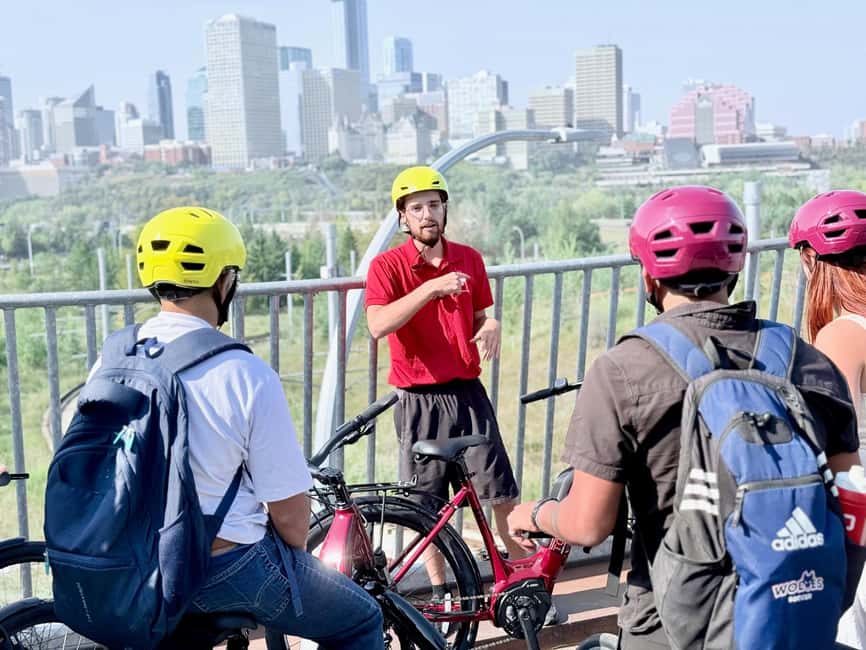 Edmonton: City Bike Tour, Highlights and River Valley - Crossing the High Level Bridge