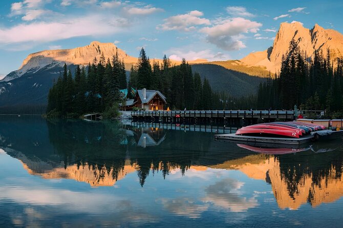 Emerald Lake,Natural Bridge, Wapta Falls & Takakkaw Falls in Yoho - Natural Bridge and the Kicking Horse River