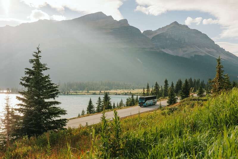 From Banff: Columbia Icefield Tour with Glacier Skywalk - Crowfoot Glacier and Bow Lake provide the first big views