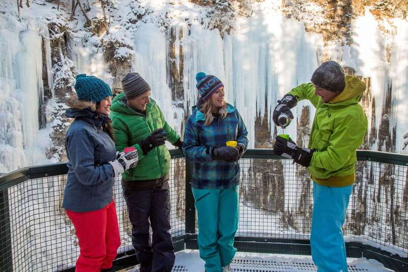 From Banff: Johnston Canyon Guided Icewalk - Leaving Banff with transport already arranged