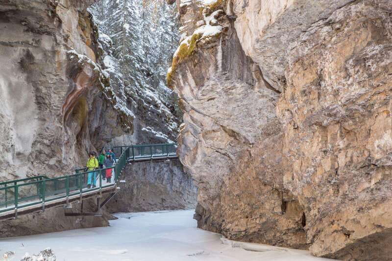 From Banff: Marble & Johnston Canyon Icewalk Combo - Timing, meeting details, and planning advice