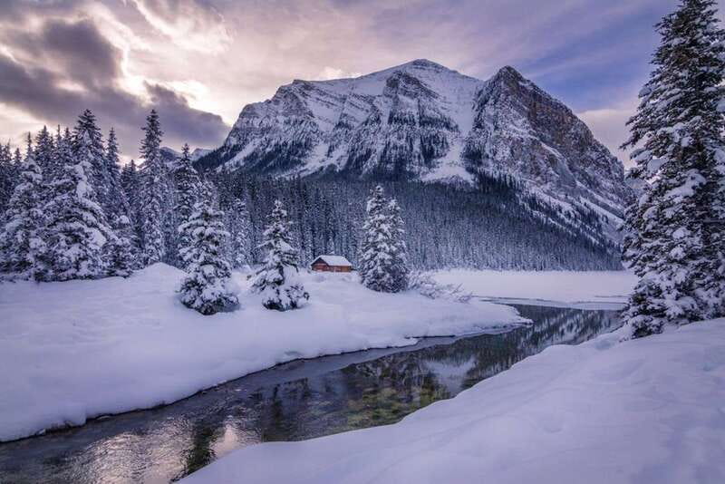 From Banff: Winter Wonderland; Lake Louise & Johnston Canyon - Getting picked up in Banff