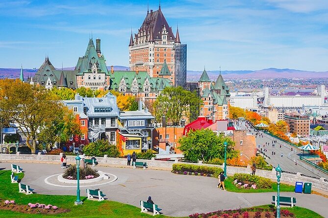 From Montreal: Quebec City One Day Trip with Hotel Pickup - Montmorency Falls: a quick natural stop