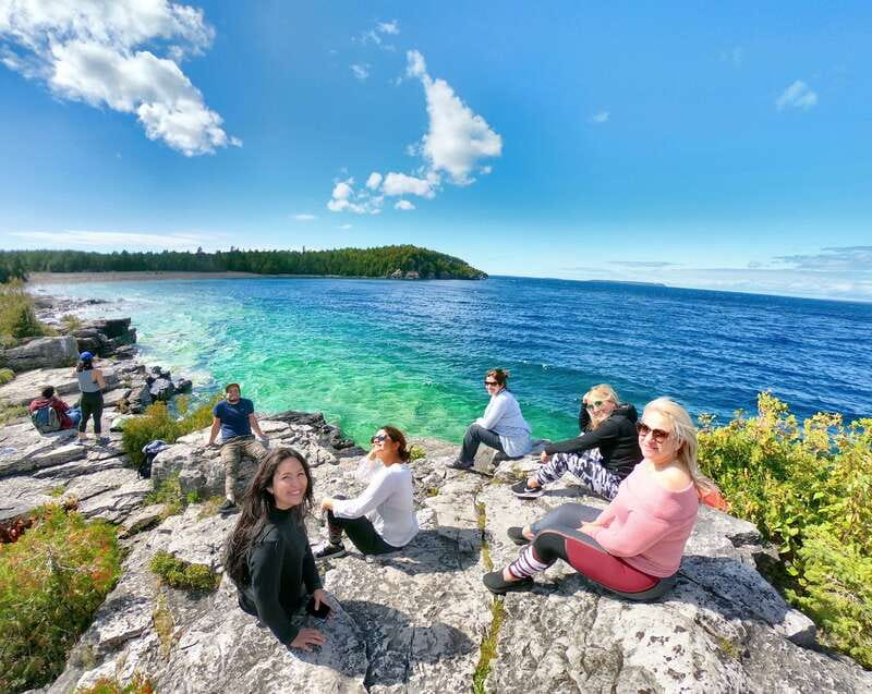 From Toronto: Bruce Peninsula Guided Hiking Day Trip - The Toronto departure and the small gray minivan
