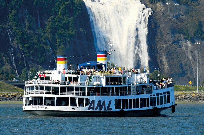 Full-Day Quebec City Tour plus Sightseeing Cruise - Montmorency Falls: one hour at a powerful Quebec landmark
