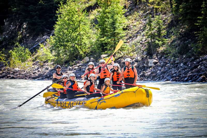 Golden, BC: Kicking Horse River Family Rafting with Lunch - The 25-minute ride into the mountains