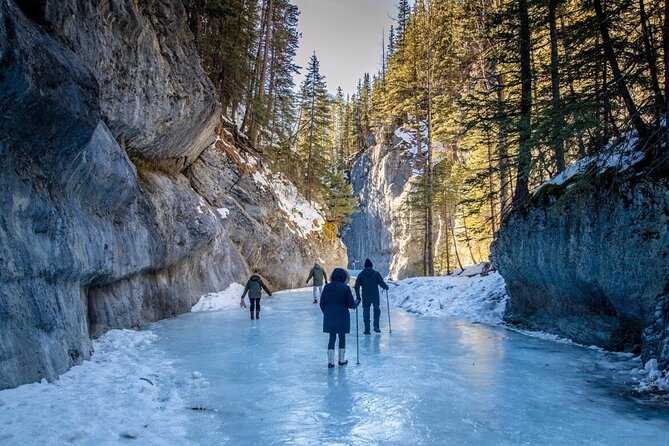 Grotto Canyon Majestic Ice Walk tour from Banff, Calgary, Canmore - Ancient pictographs add a human touch