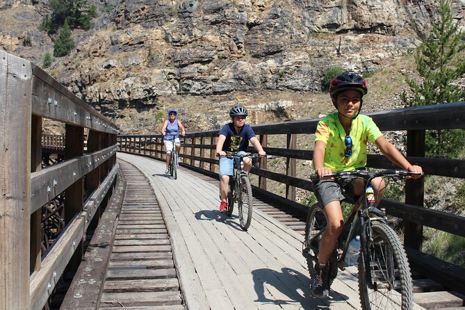 Guided Bike Tour on Historical Kettle Valley Railway at Myra Canyon & Wine Tour - Lunch at Meadow Vista Honey Wines