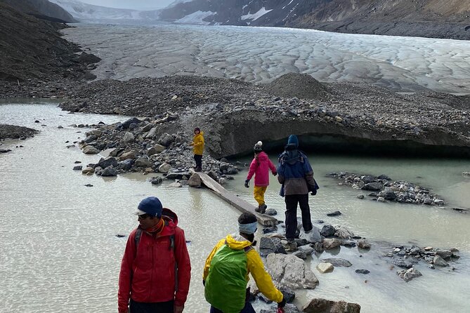 Guided Glacier Hike on The Athabasca with IceWalks - The 5 km approach to Athabasca Glacier