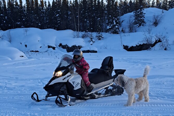 Guided Snowmobile Adventure - Starting at Chateau Nova and getting suited up