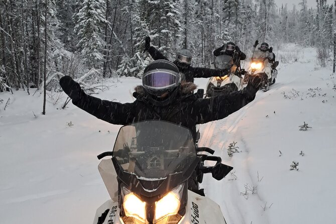 Guided Snowmobile Adventure - Across the frozen lakes for a feeling of open space