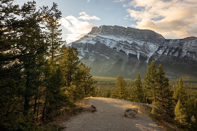 Guided Tour to Banff Highlights & Wildlife With Gondola Admission - Surprise Corner and Bow Falls show Banff’s postcard side
