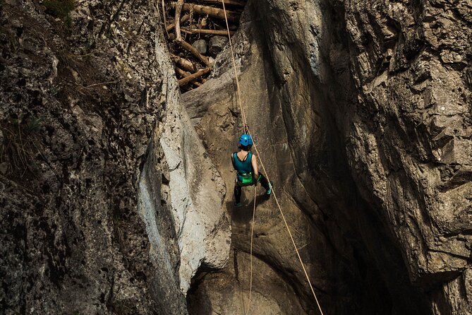 Half Day Heart Creek Canyon - Near Banff & Canmore- For Beginners - Rappels, pools, and the 18-meter waterfall