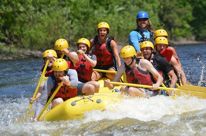 Half-Day White Water Rafting on the Rouge River - Wetsuits, showers, and the base-camp finish