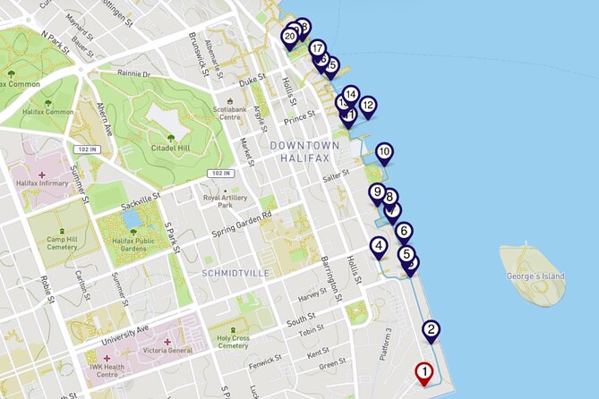 Halifax Boardwalk & Seaport: a Smartphone Audio Walking Tour - Key points to know before you go