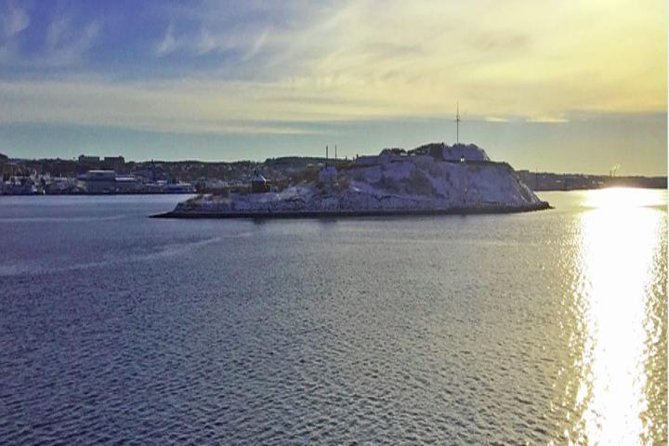 Halifax Shore Excursion: Peggy's Cove Half Day Tour - Halifax appears from the Citadel hilltop