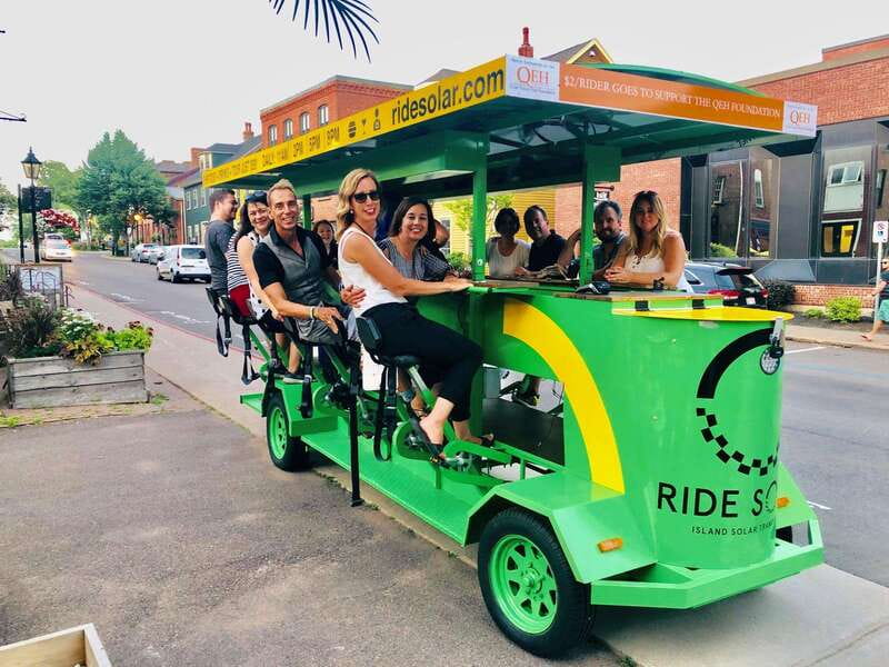 Halifax: Solar Waterfront Food/Drink Party Bike Experience - How the 2.5-hour route works