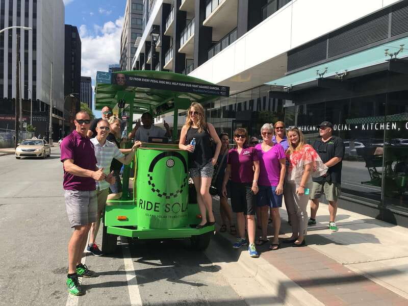 Halifax: Solar Waterfront Food/Drink Party Bike Experience - Stop one: a casual food break
