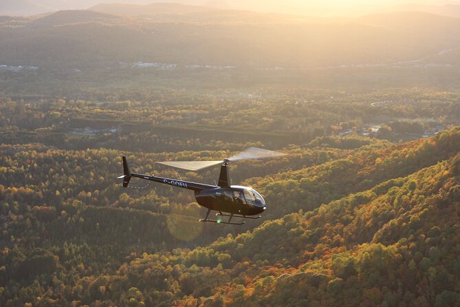 Helicopter Tour Over Mont-Tremblant 70KM ( 20 min ) - Starting With the Pedestrian Village and Ski Resort