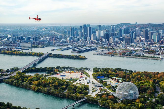 Helicopter Tour Over Montreal - How long are you really in the air?