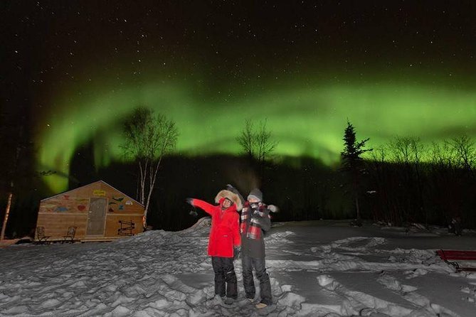 Intimate Aurora Tours Cozy Cabin Bucket List - Entering the private Aurora cabin