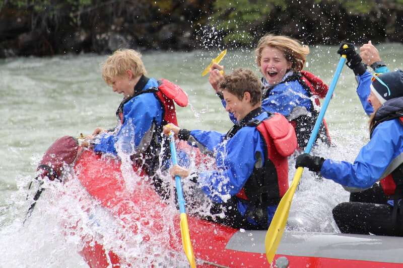Jasper National Park Family Friendly Rafting Adventure - Practical clothing advice for a cold glacial river