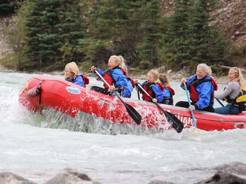 Jasper National Park Family Friendly Rafting Adventure - Starting at Connaught Drive in downtown Jasper