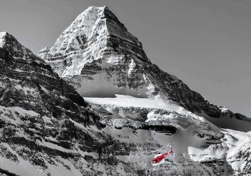 Kananaskis: 45 Minute "Sleeping Warrior" Helicopter Tour - A helicopter route from Kananaskis to Mount Assiniboine