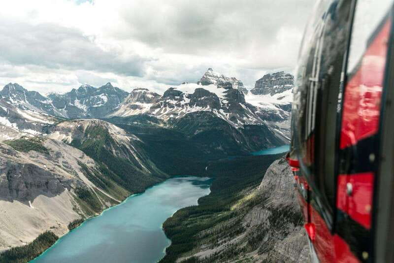 Kananaskis: 45 Minute "Sleeping Warrior" Helicopter Tour - Entering Banff National Park near Cone Mountain