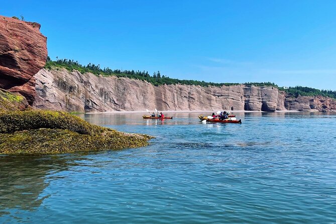 Kayak the Bay of Fundy Sea Caves - Weather can change the plan