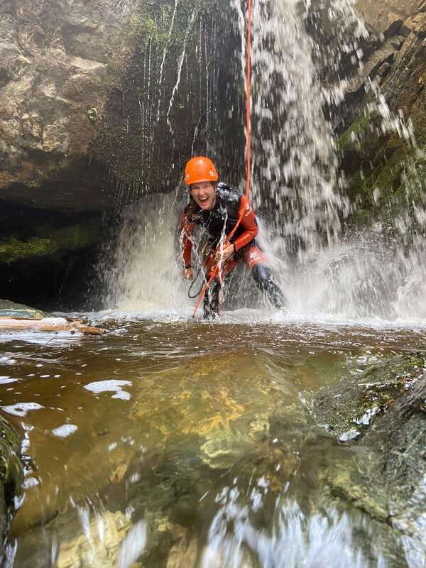Kelowna: Adrenaline Canyoning Tour - Meeting at Kelowna Fruit Stand and Coffee