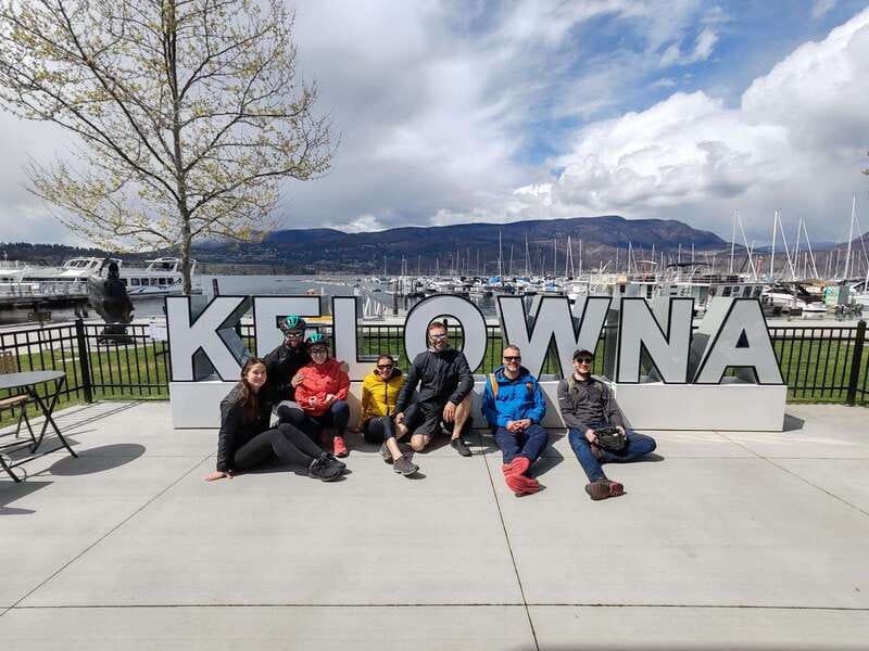 Kelowna: E-Bike Ride and Axe Throwing Adventure - Key points at a glance