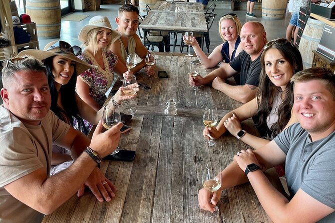 Kelowna Mystery Full Day Guided Wine Tour With 5 Wineries - Black Swift Vineyards starts with a hilltop view