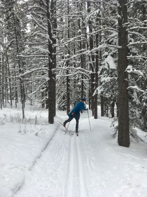 Lake Louise: Cross Country Skiing Lesson with Tour - The 25-minute secret stop and lunch break