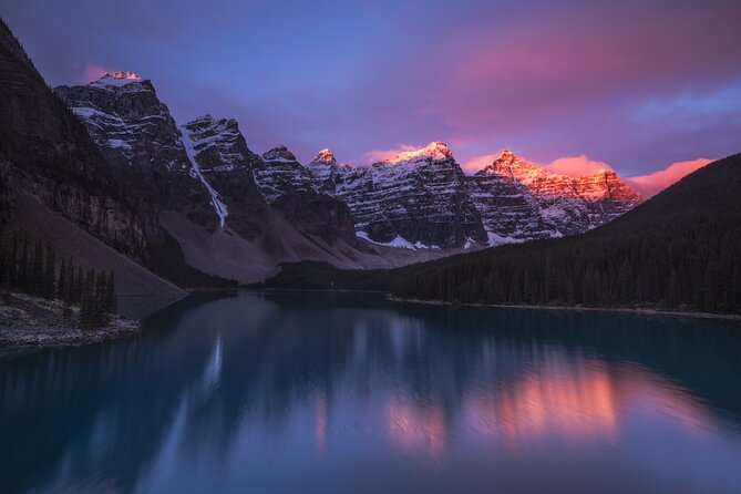 Lake Louise 、Moraine and Emerald Lake Tour from Calgary Banff - Moraine Lake and the seasonal change in plan
