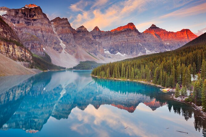 Lake Louise Moraine Lake Johnston Canyon 1.5h Half Day Tour - Summer route: Moraine Lake first, then Lake Louise