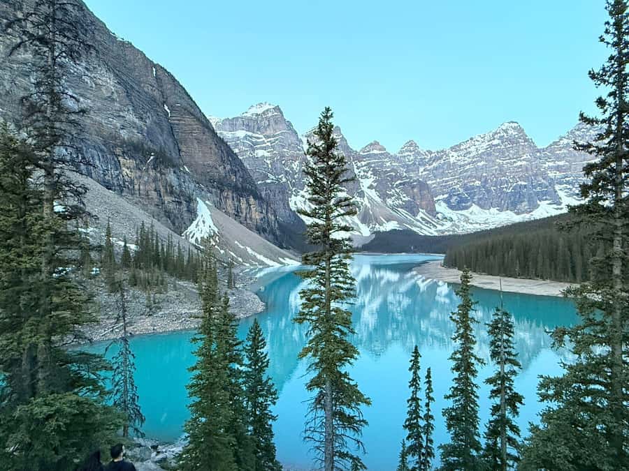 Lake Moraine Lake Louise Johnston Canyon Banff Town Day Tour - Lake Louise and the first big view