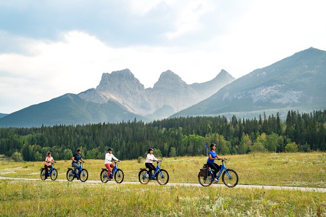 Legacy Trail Food Bike Tour - Mount Rundle and the approach to Banff